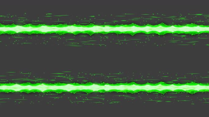 透明木系绿色粒子激光2d特效