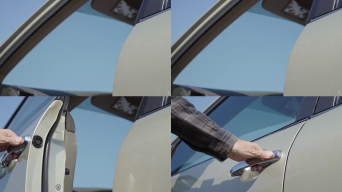 4k男子关车门关上车门