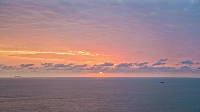 海面日出