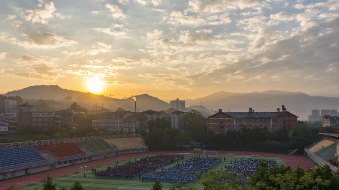 校园早晨-延时