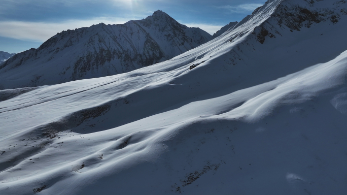 青藏高原喜马拉雅山雪原