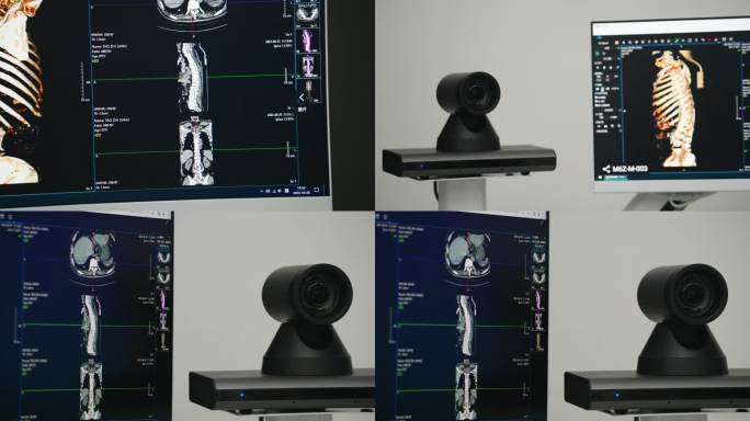 4K互联网远程会诊医疗系统空镜