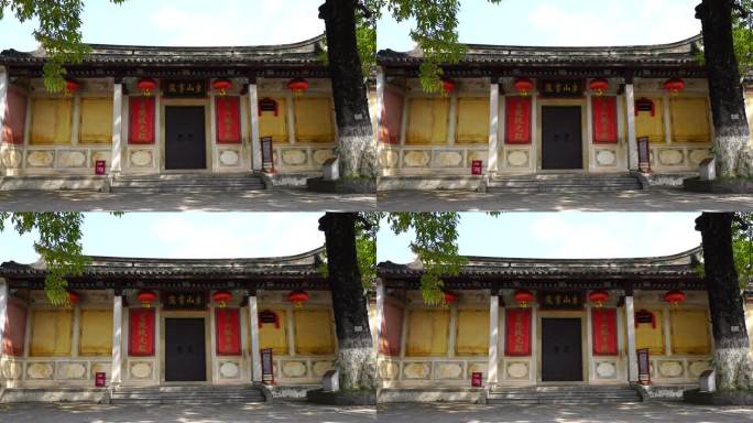 广东省梅州市东山书院古建筑大门正面