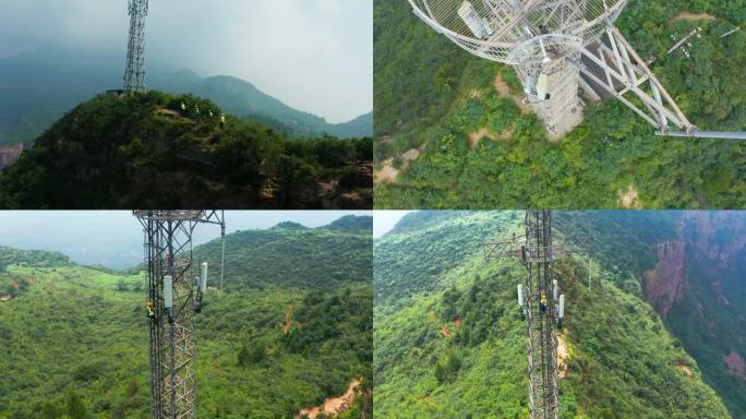 5g信号发射塔基站通讯塔素材