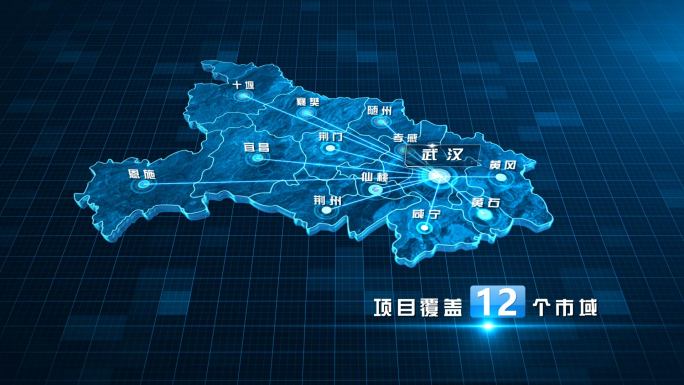湖北省科技地图