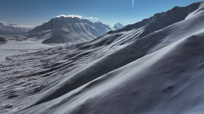 西藏八宿然乌镇德姆拉山雪原2