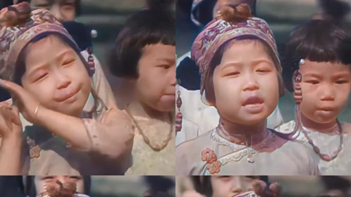 1934年华裔女孩子在演唱歌曲
