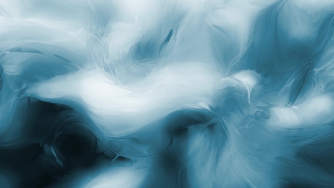 蓝色抽象水流流动