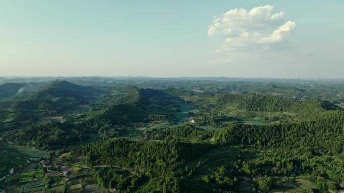 四川省川中丘陵地貌