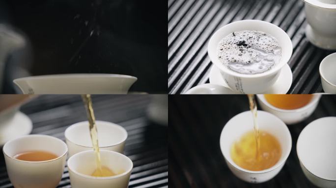 冲茶泡茶茶艺品茶茶汤