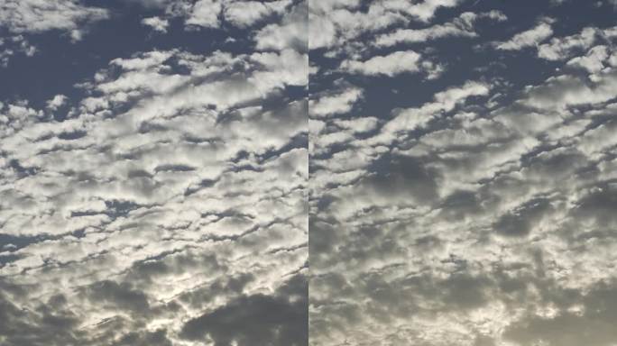 厚厚的云层延时摄影