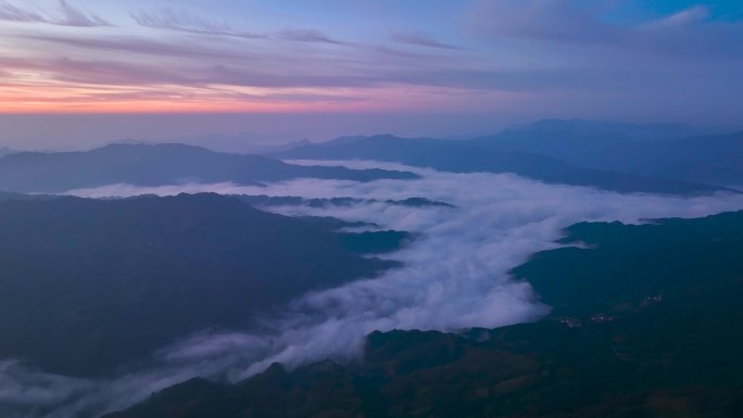 日出云海山川剪影