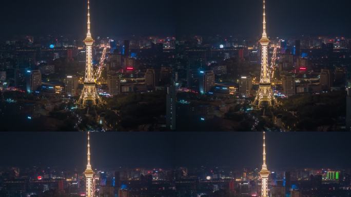 神农塔夜景延时