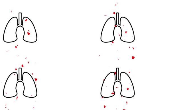 肺用心符号，爱你的肺用拷贝空间