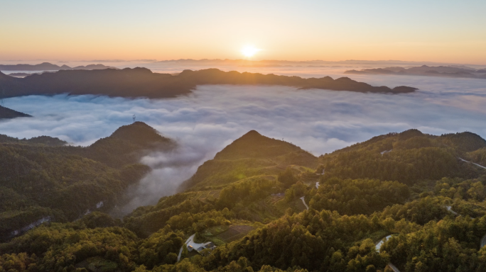 4k日出 太阳升起