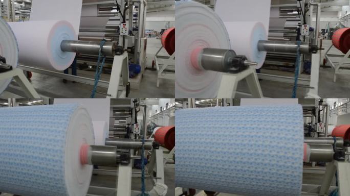 纺织印染工业生产织布机