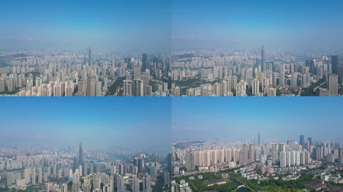 重庆陆海国际中心 重庆全景航拍4K