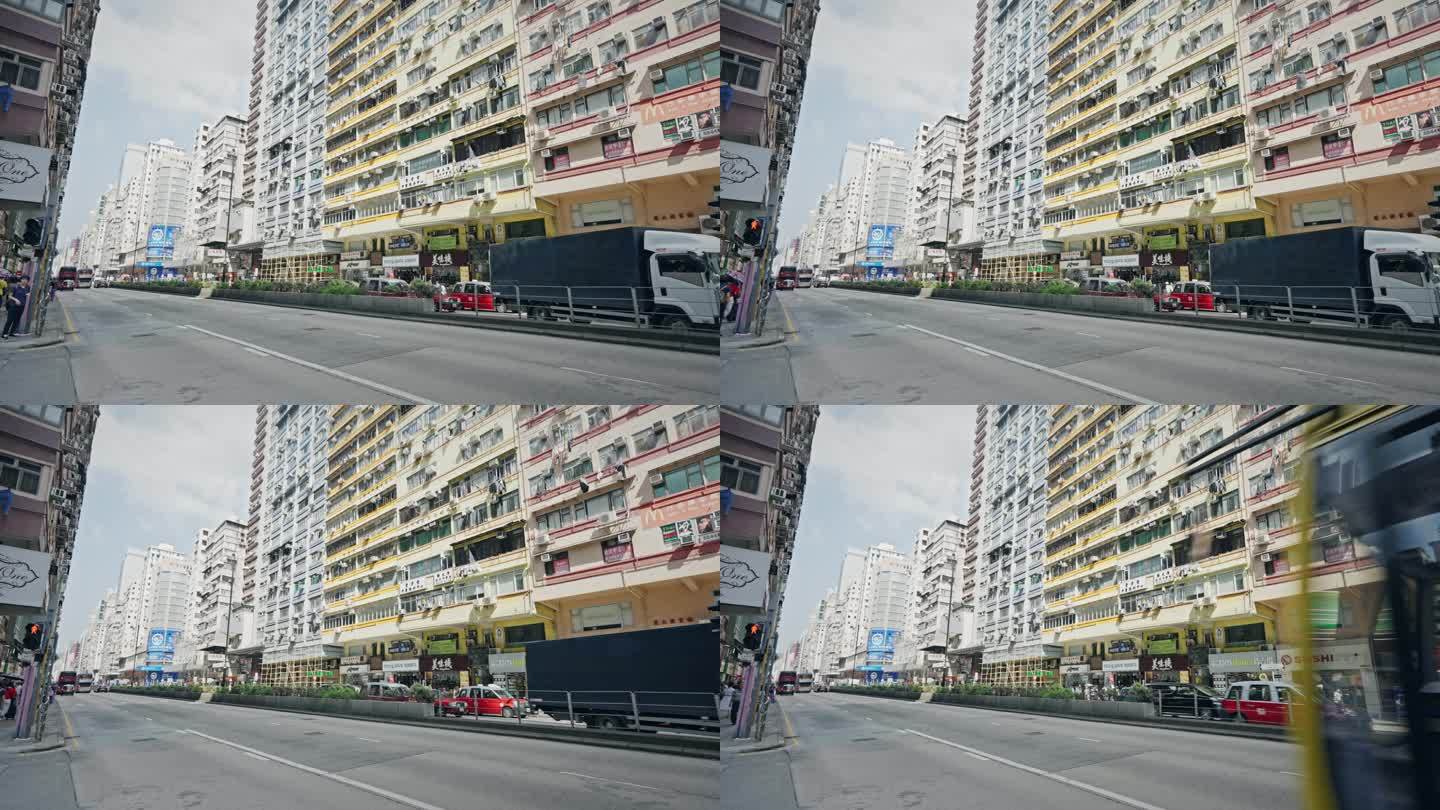 香港街头城市生活街道实拍视频8519