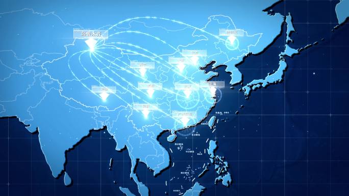 新疆乌鲁木齐辐射全国全球地图