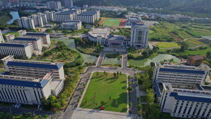 航拍福建农林大学旗山校区