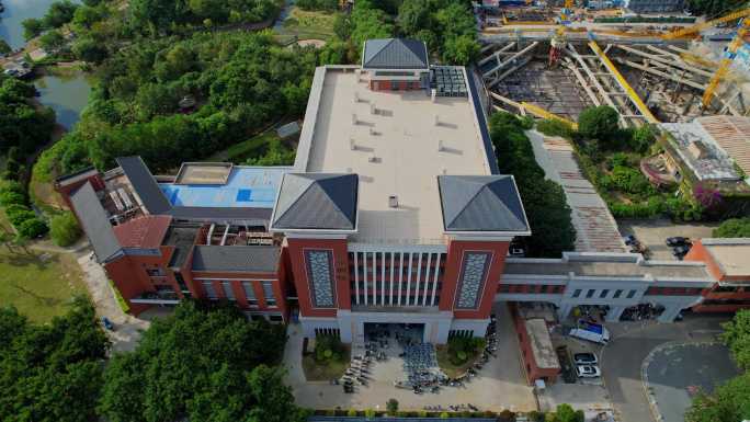 航拍福州大学附属第三医院