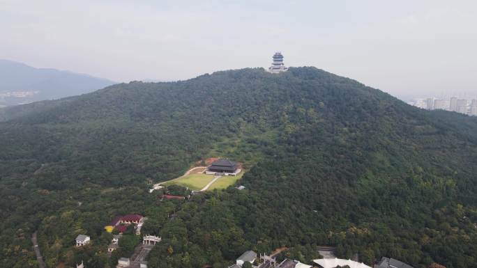 4k航拍│湖州仁皇阁仁皇山仁王护国禅寺