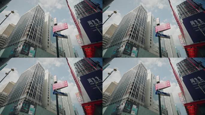 香港街头城市生活街道实拍视频8480