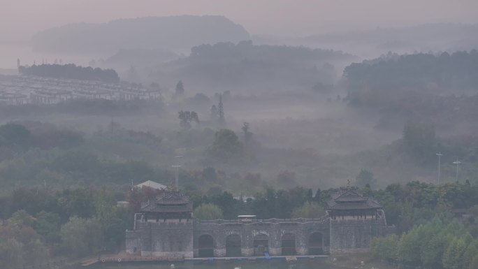 4K-Log-航拍江苏常州，东方盐湖城