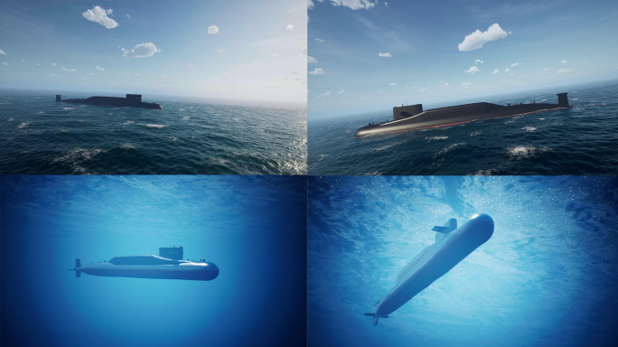 7组大国重器核潜艇多角度