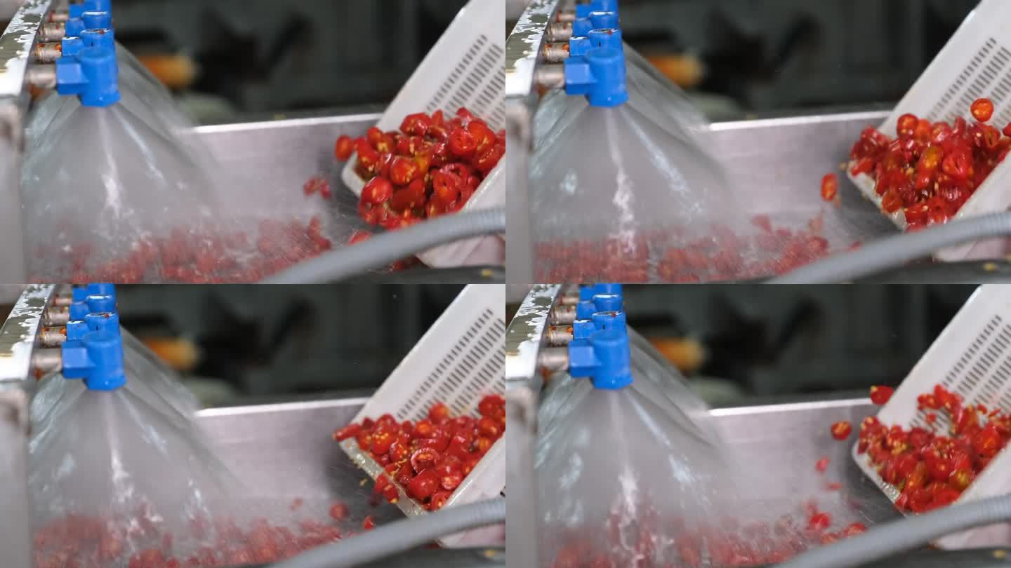 食品厂红椒加工，食品安全卫生，fa01