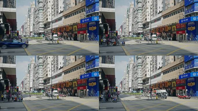 香港街头城市生活街道实拍视频8512