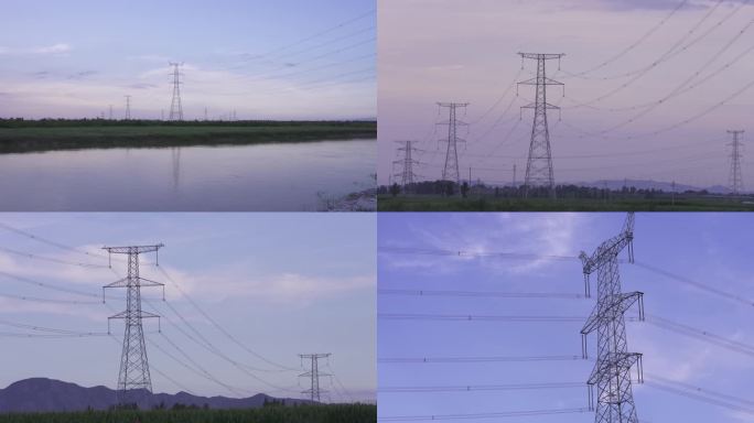 电塔 铁塔 输电 输电线路 国网 能源