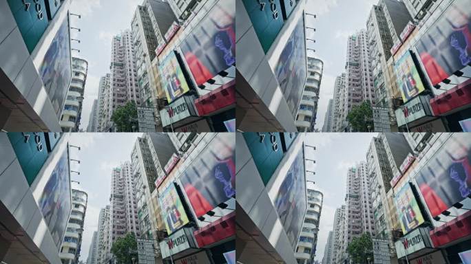 香港街头城市生活街道实拍视频8477