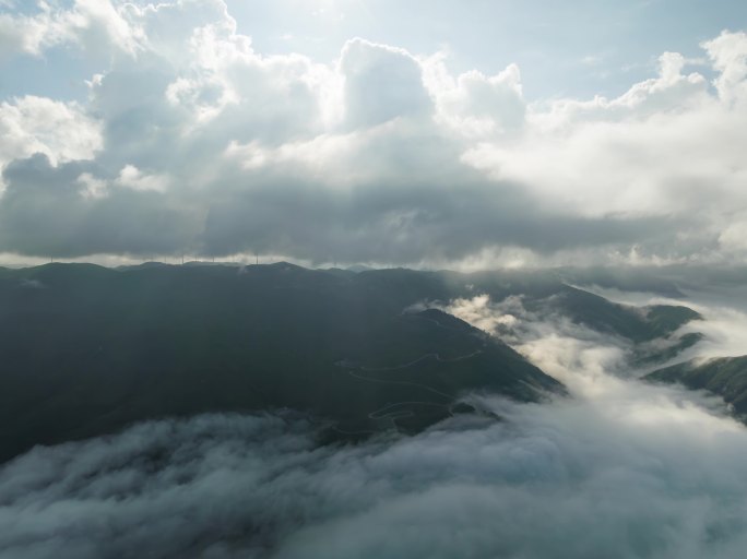 邵阳南山牧场云海延时