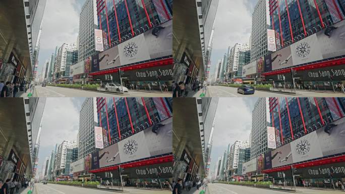 香港街头城市生活街道实拍视频8490