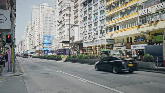 香港街头城市生活街道实拍视频8517