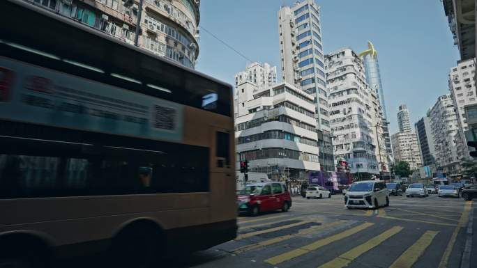 香港街头城市生活街道实拍视频8553