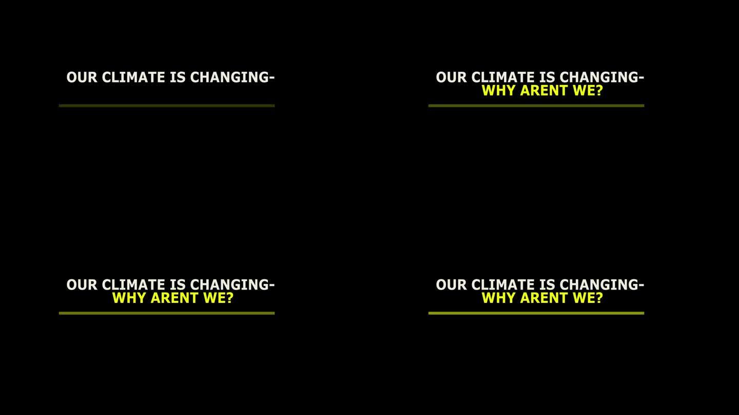 我们的气候正在变化——为什么我们不是地球气候变化清洁网络概念科学可持续发展的星球。