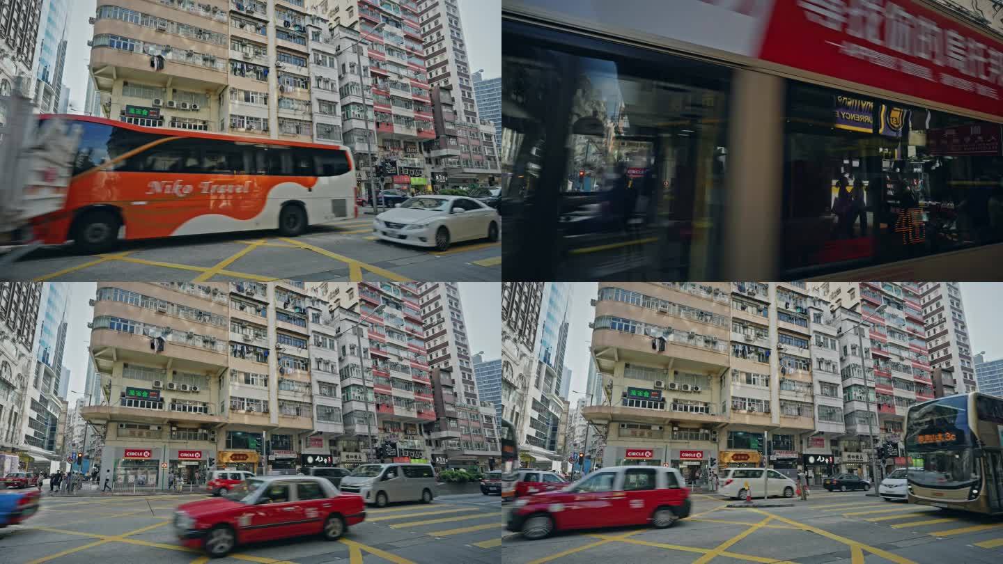 香港街头城市生活街道实拍视频8551