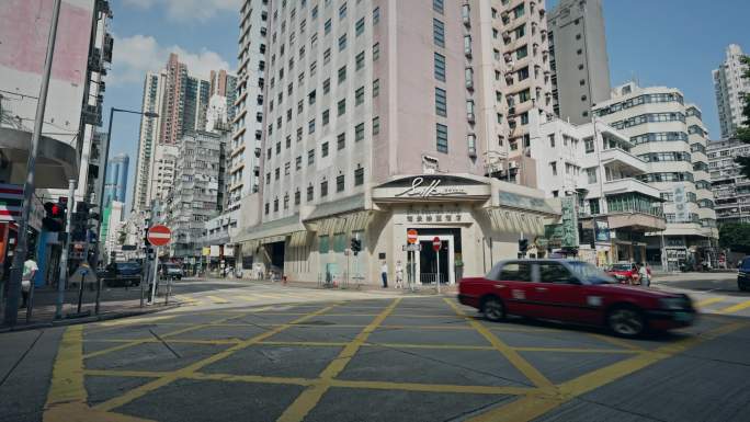 香港街头城市生活街道实拍视频8529