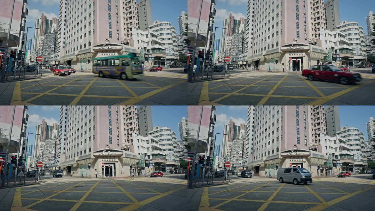 香港街头城市生活街道实拍视频8529