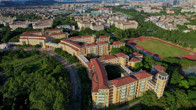 航拍福州闽江学院