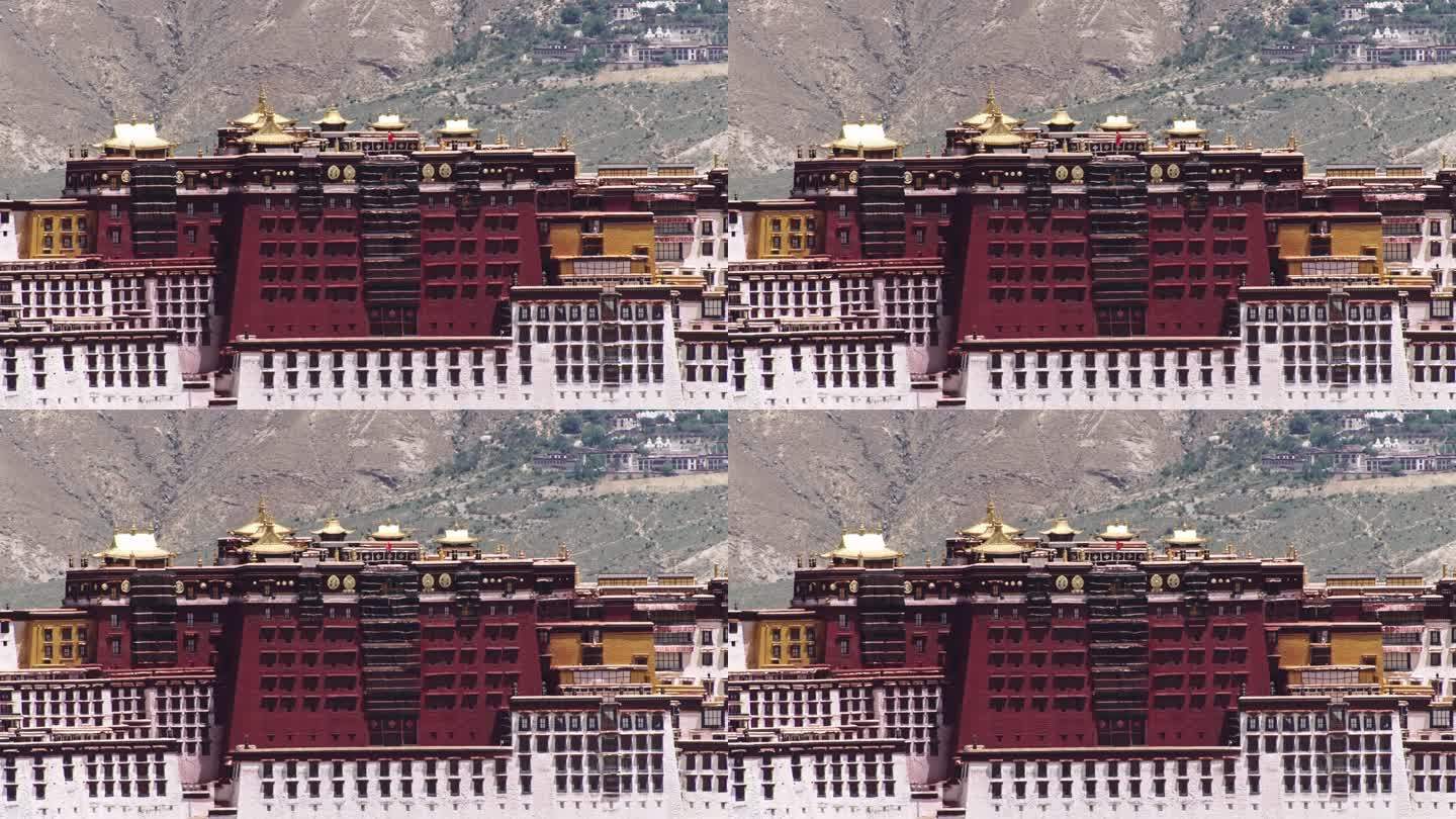 西藏拉萨布达拉宫特写