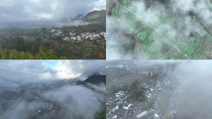 雨后黄山塔川清晨