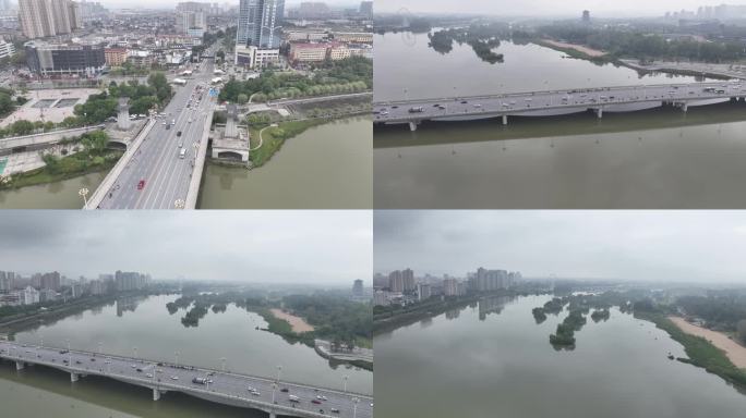 汉中市天汉大桥4K航拍