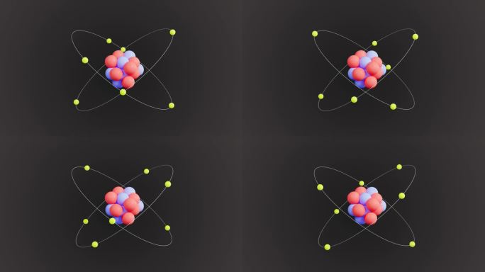 氮原子缠绕环绕旋转核聚变