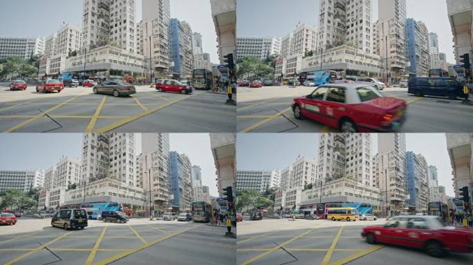 香港街头城市生活街道实拍视频8508