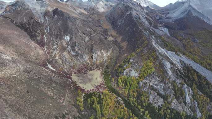 川西高原自然风光航拍