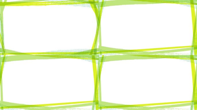 刷笔画框(5秒循环)绿色
