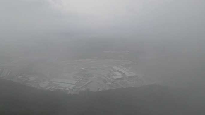 珠江云雾 深中通道 南沙湿地